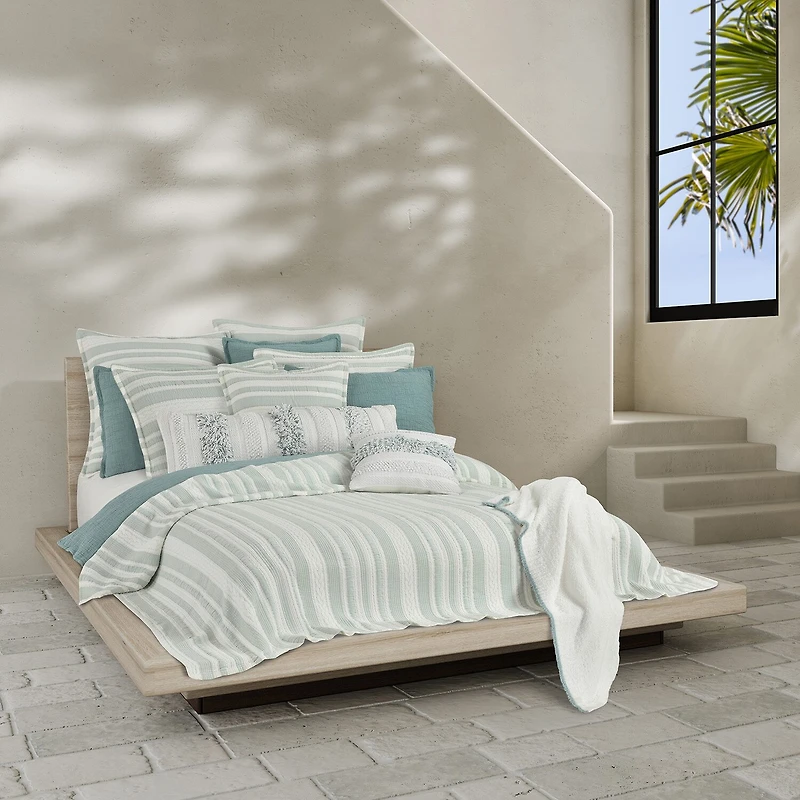 Queen Street Cambria Stripes Coverlet