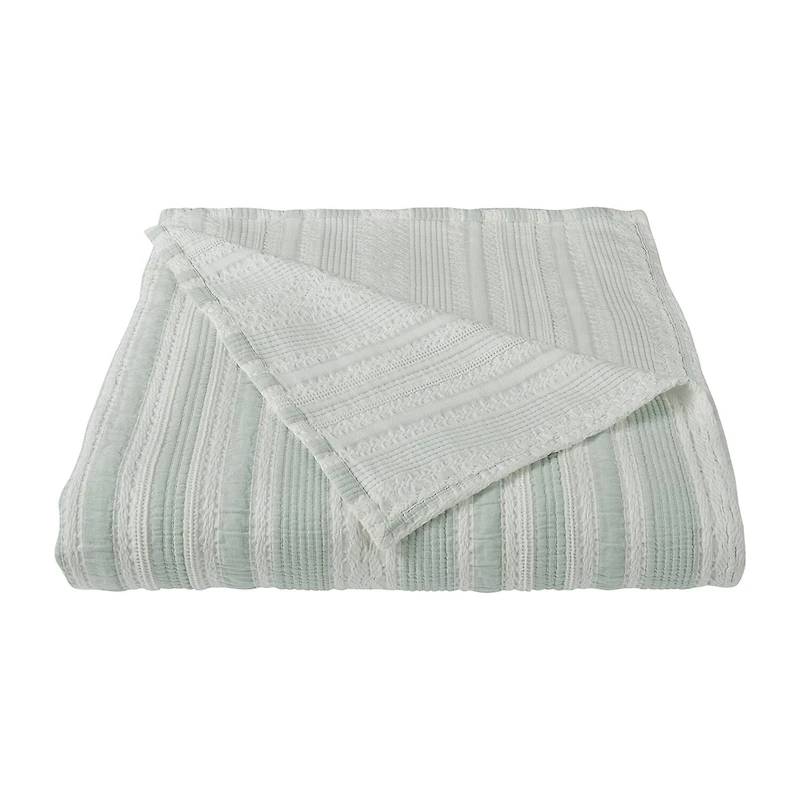 Queen Street Cambria Stripes Coverlet