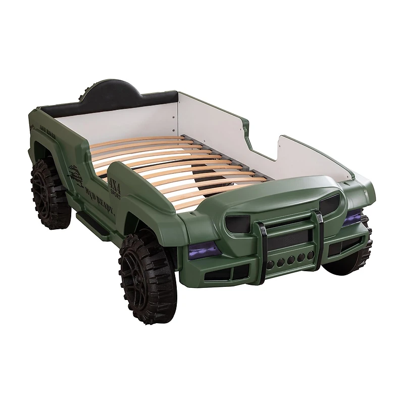 Dollinger Upholstered Wheeled Platform Bed