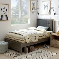 Neveen Upholstered Rectangular Platform Bed