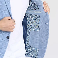 CRICKETEER™ Mens Plaid Stretch Fabric Regular Fit Sport Coat