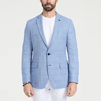 CRICKETEER™ Mens Plaid Stretch Fabric Regular Fit Sport Coat