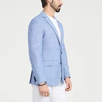 CRICKETEER™ Mens Plaid Stretch Fabric Regular Fit Sport Coat