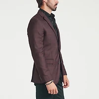 CRICKETEER™ Mens Checked Stretch Fabric Regular Fit Sport Coat