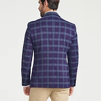 CRICKETEER™ Mens Plaid Stretch Fabric Regular Fit Sport Coat