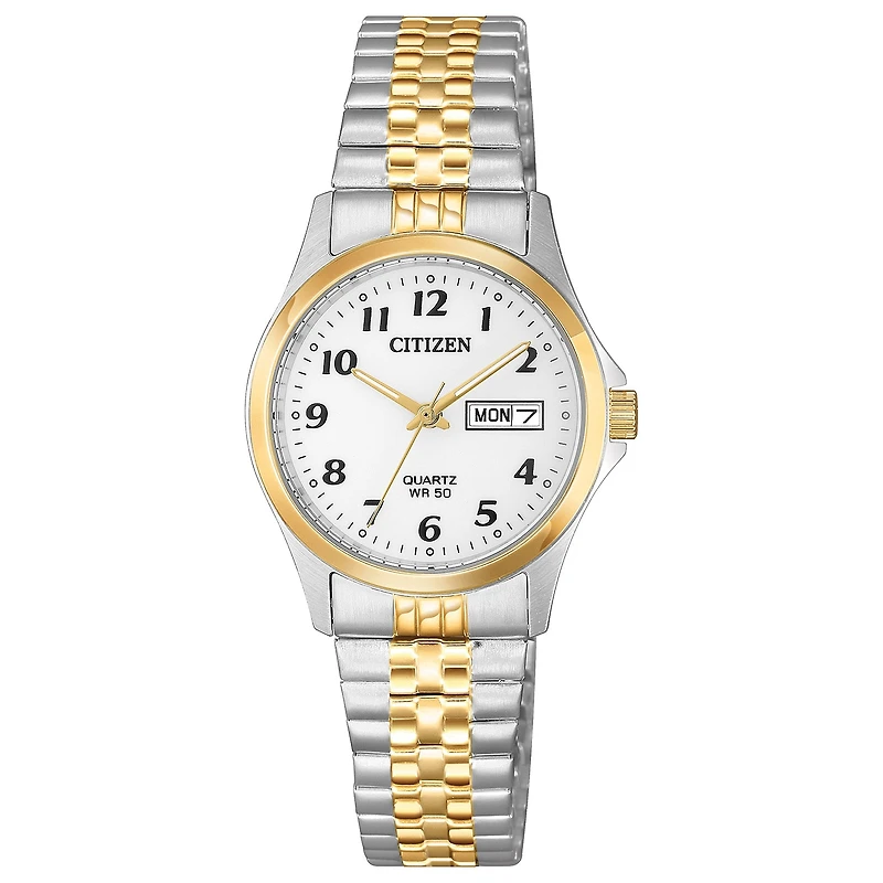 Citizen Quartz Womens Two Tone Stainless Steel Bracelet Watch Eq2004-95a