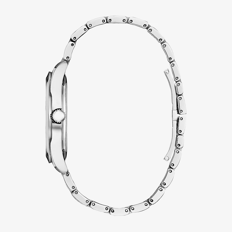 Citizen Arezzo Womens Silver Tone Stainless Steel Bracelet Watch Em0970-53a