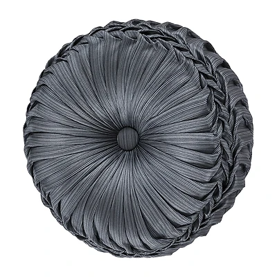 Five Queens Court Leah Round Throw Pillow
