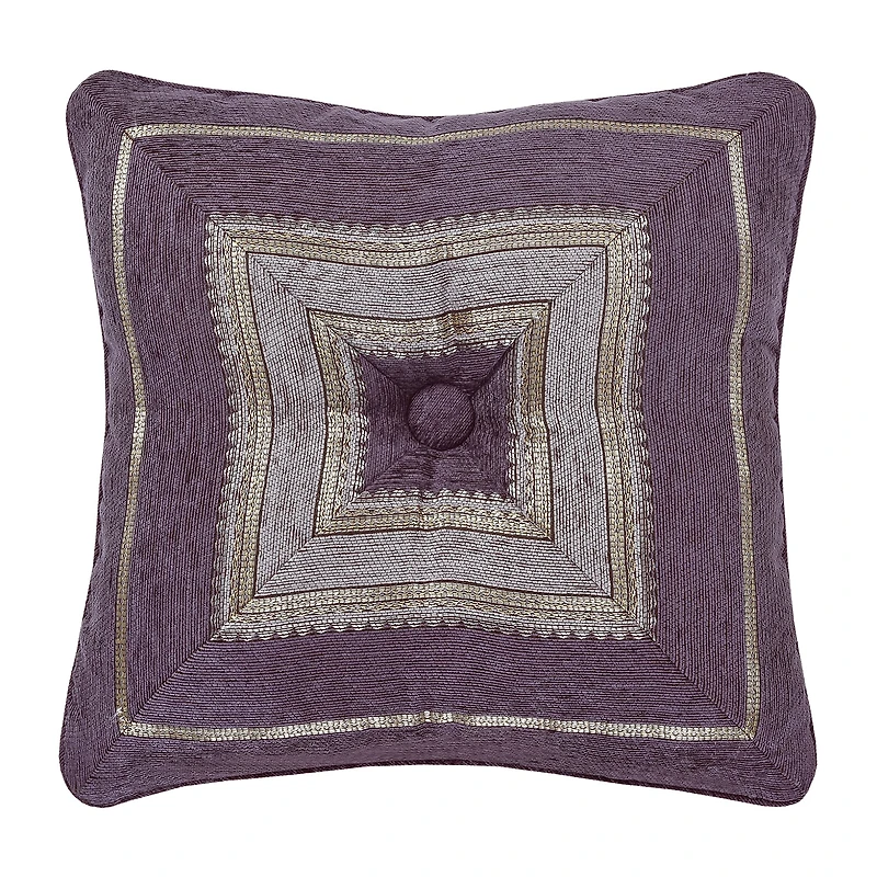 Five Queens Court Dominique Square Throw Pillow