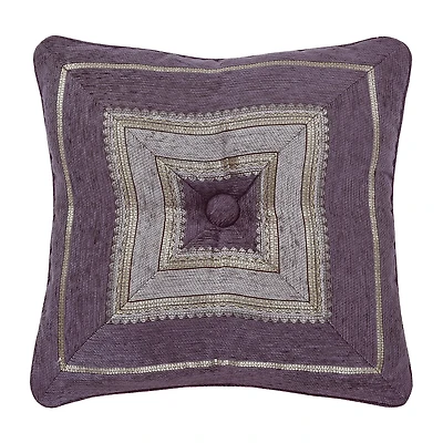 Five Queens Court Dominique Square Throw Pillow