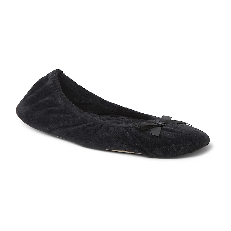 Dearfoams Layla Womens Ballerina Slippers