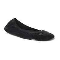 Dearfoams Layla Womens Ballerina Slippers