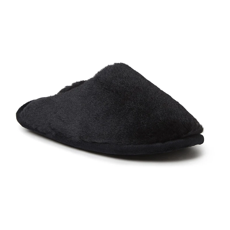 Dearfoams Bailey Scuff Womens Memory Foam Slip-On Slippers