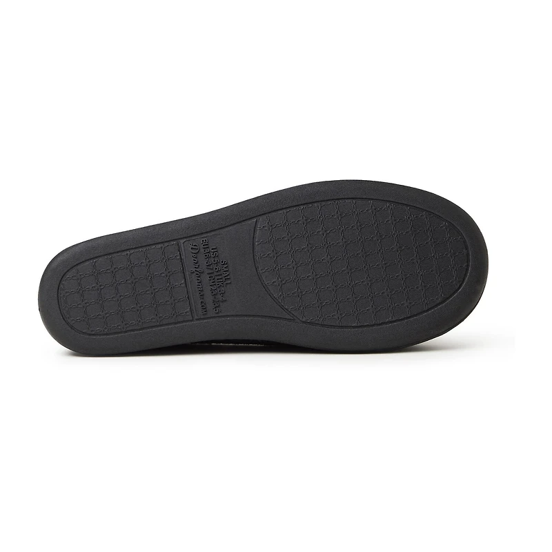 Dearfoams Rebecca Chenille Closed Back Womens Memory Foam Slip-On Slippers