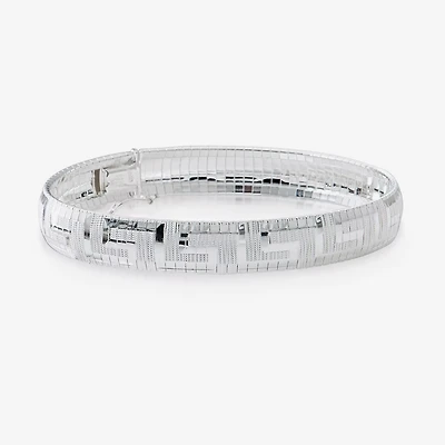 Made in Italy Womens Sterling Silver 7.5 Inch Link Bracelet