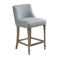 Martha Stewart Delaney Counter Height Upholstered Bar Stool