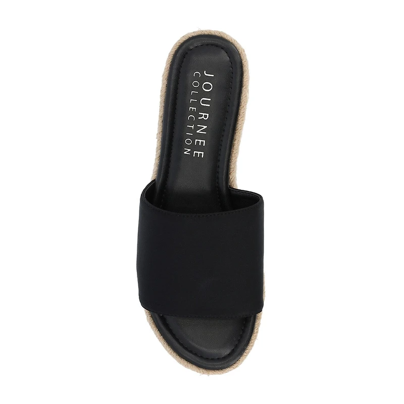 Journee Collection Womens Rosey Slide Sandals