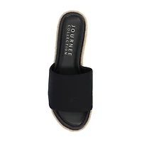 Journee Collection Womens Rosey Slide Sandals