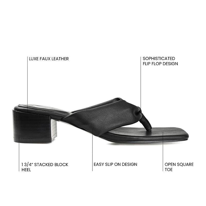 Journee Collection Womens Seelah Heeled Sandals
