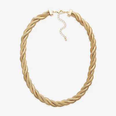 Bold Elements Womens Stainless Steel 18 Inch Snake Chain Necklace