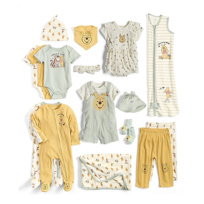 Baby Unisex Straight Regular Fit Winnie The Pooh Pull-On Pant