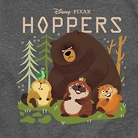 Disney Collection Little & Big Kid Boys Crew Neck Short Sleeve Regular Fit Hoppers Graphic T-Shirt