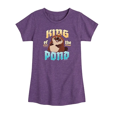 Disney Collection Toddler Girls Crew Neck Short Sleeve Classic Fit Hoppers Graphic T-Shirt