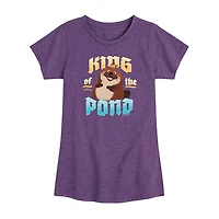 Disney Collection Toddler Girls Crew Neck Short Sleeve Classic Fit Hoppers Graphic T-Shirt
