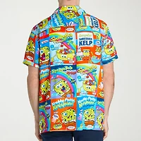 Novelty Mens Short Sleeve Regular Fit Spongebob Graphic T-Shirt
