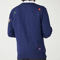Novelty Mens Round Neck Long Sleeve Regular Fit Graphic T-Shirt