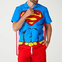 Novelty Mens Short Sleeve Regular Fit Superman Graphic T-Shirt