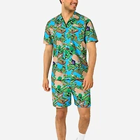 Novelty Mens Short Sleeve Regular Fit Minecraft Graphic T-Shirt