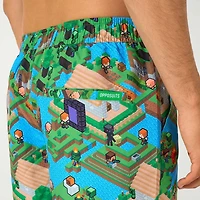 Novelty Mens Short Sleeve Regular Fit Minecraft Graphic T-Shirt