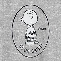 Novelty Mens Crew Neck Short Sleeve Classic Fit Peanuts Big and Tall Graphic T-Shirt