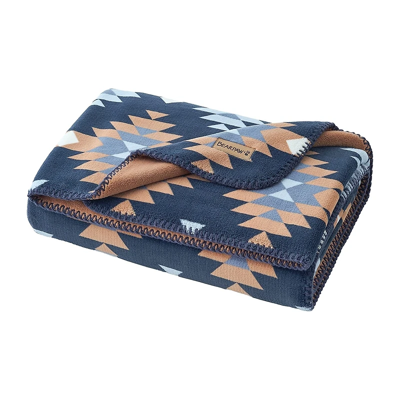 Bearpaw Canyon Reversible Coco Plush Throw