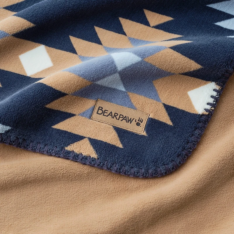 Bearpaw Canyon Reversible Coco Plush Throw