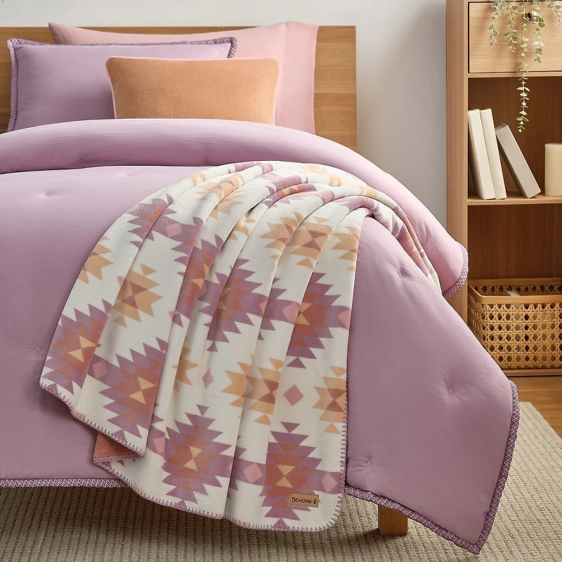 Bearpaw Canyon Reversible Coco Plush Throw