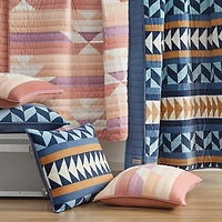 Bearpaw Connor Coco Flannel Reversible Quilt Set