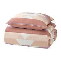 Bearpaw Connor Coco Flannel Reversible Quilt Set
