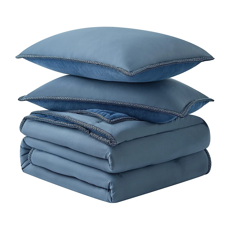 Bearpaw Layton  Plush Reversible Comforter Set