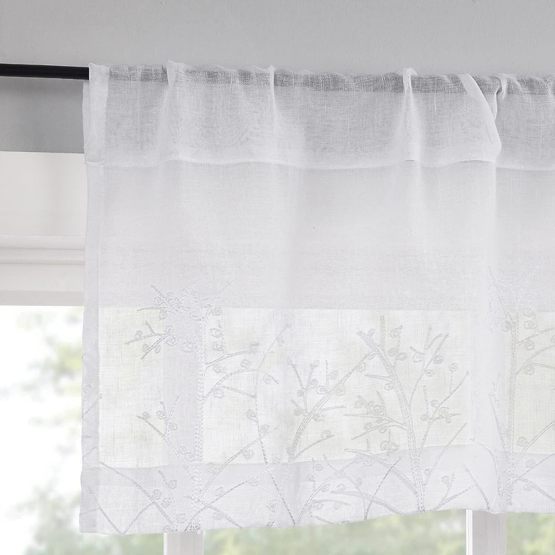 No 918 Eleanora 2-pc. Rod Pocket Window Tier