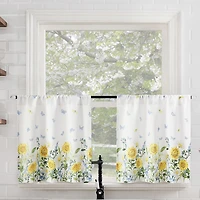 No 918 Spring Meadow 2-pc. Rod Pocket Window Tier