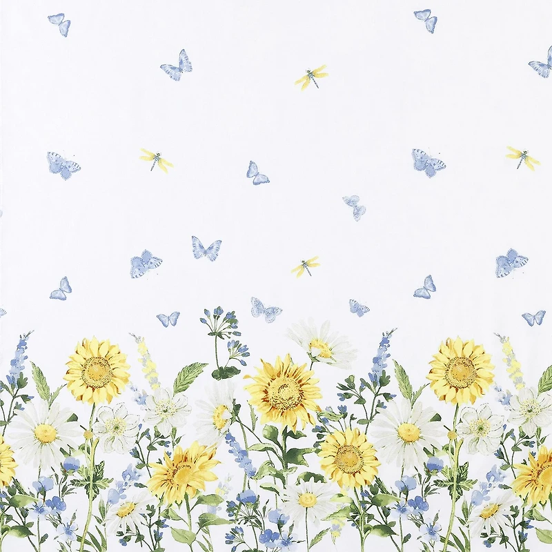 No 918 Spring Meadow 2-pc. Rod Pocket Window Tier