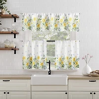No 918 Spring Meadow 2-pc. Rod Pocket Window Tier