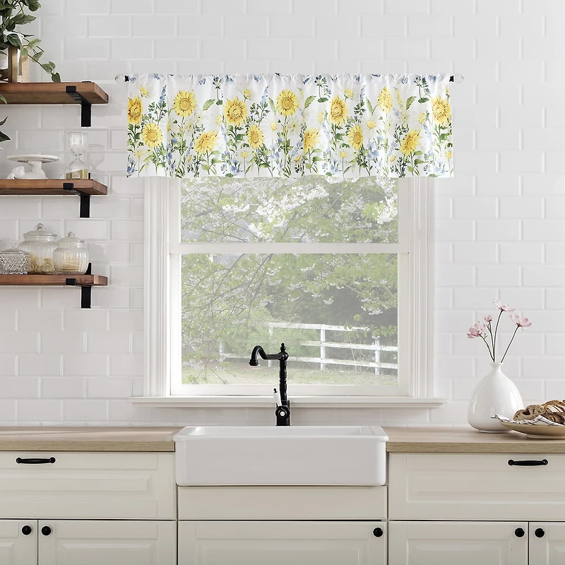 No 918 Spring Meadow 2-pc. Rod Pocket Window Tier