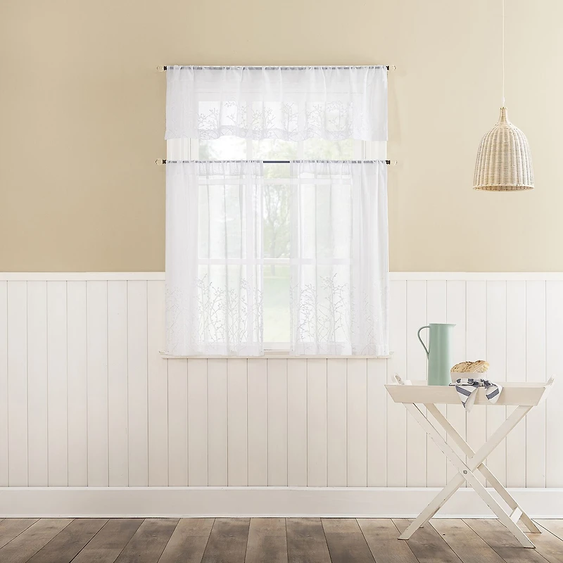 No 918 Eleanora Rod Pocket Tailored Valance
