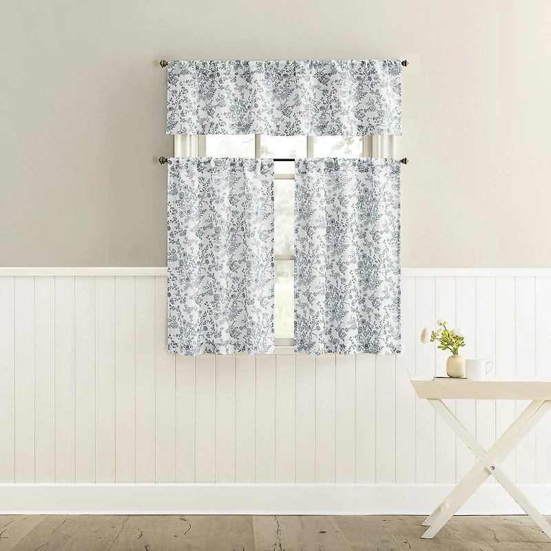 No 918 Addie 2-pc. Rod Pocket Window Tier