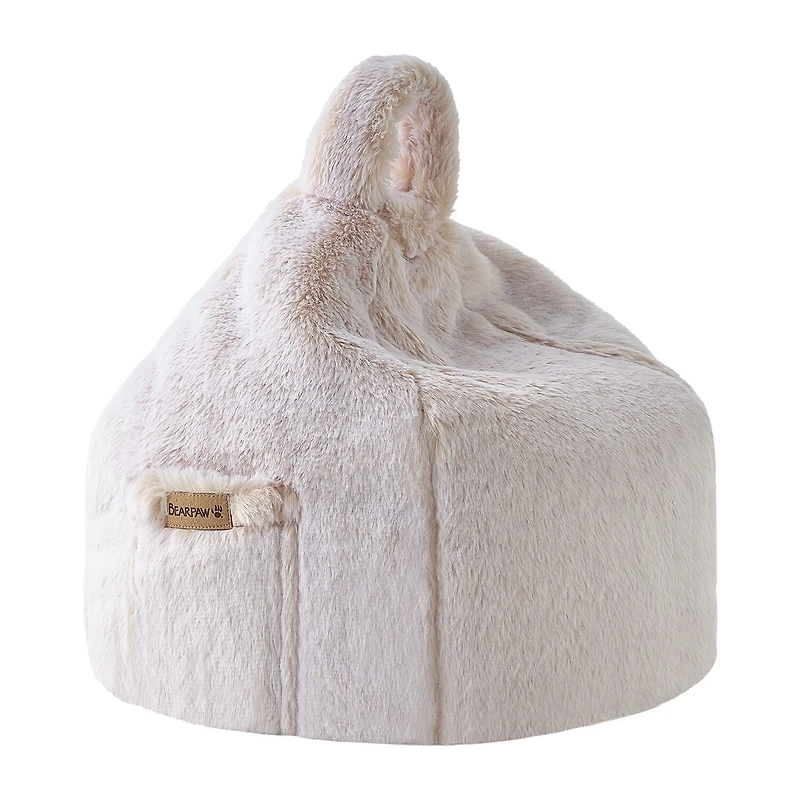 Bearpaw Artesia Lap Pouf Round Throw Pillow