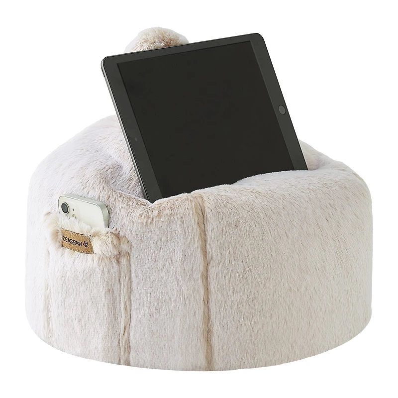 Bearpaw Artesia Lap Pouf Round Throw Pillow