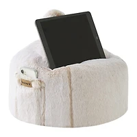 Bearpaw Artesia Lap Pouf Round Throw Pillow